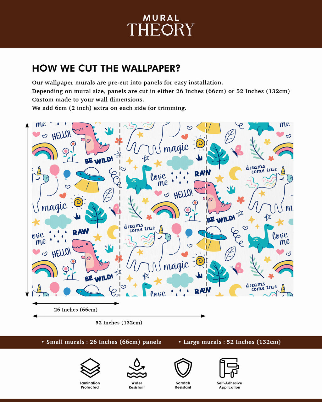 Dreamland Dinos Wall Mural