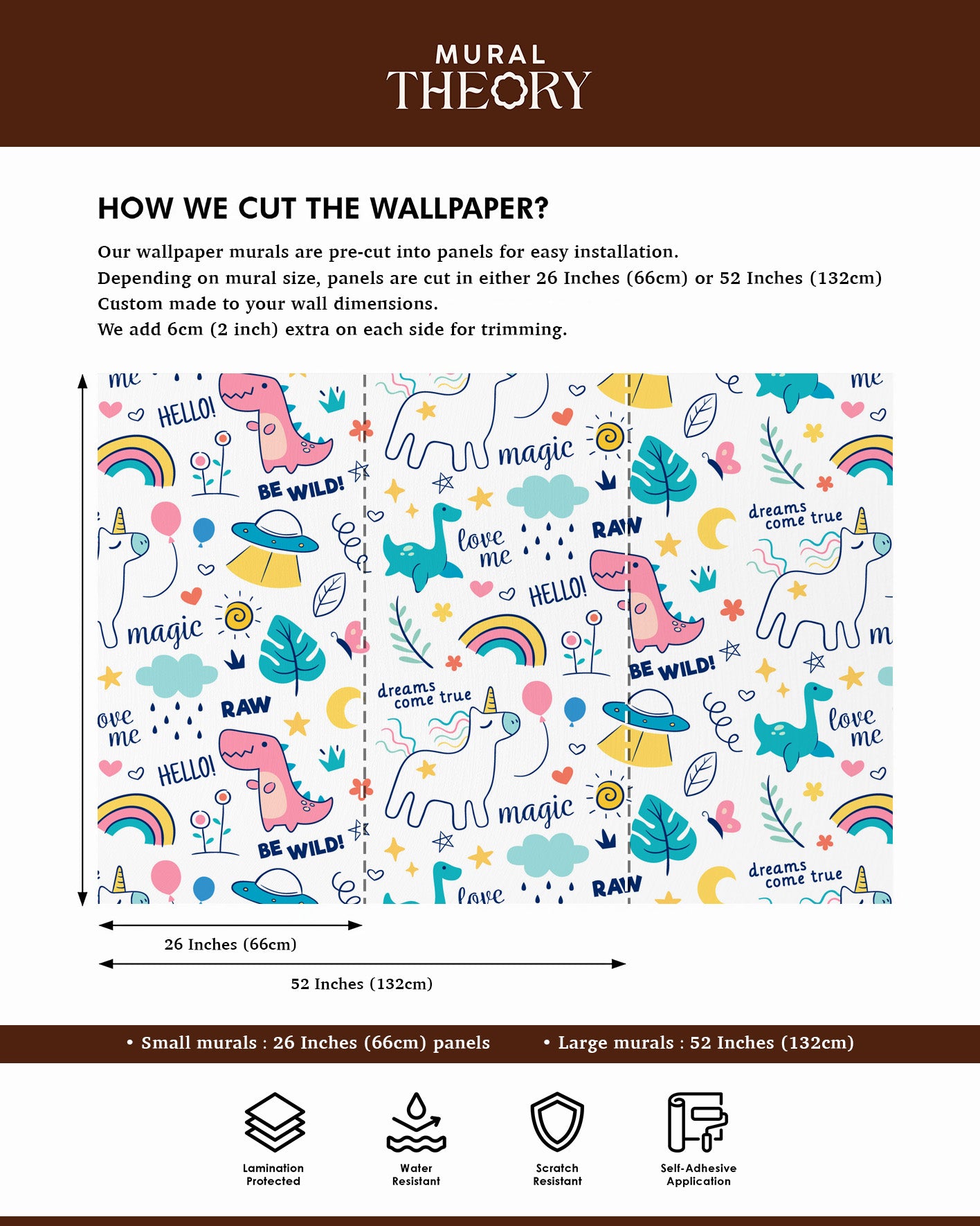 Dreamland Dinos Wall Mural
