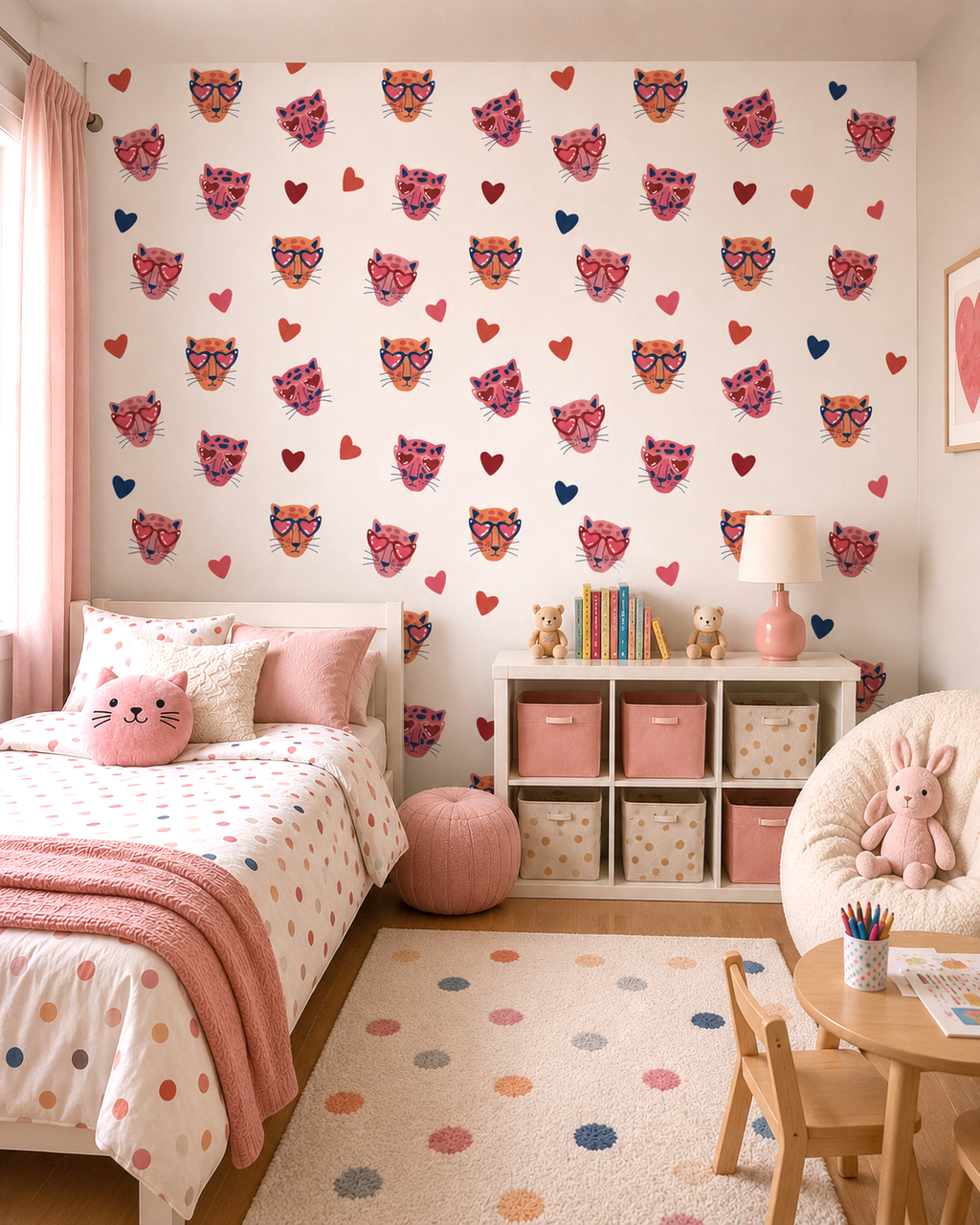 Purrfect Love Wall Mural