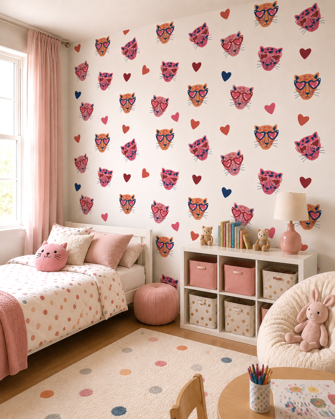 Purrfect Love Wall Mural