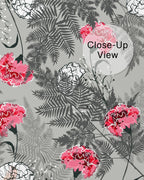 Crimson Botanica Wall Mural