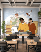 Startup Growth Wall Mural