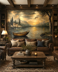 Golden Lake Serenity Wall Mural