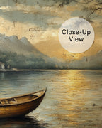 Golden Lake Serenity Wall Mural