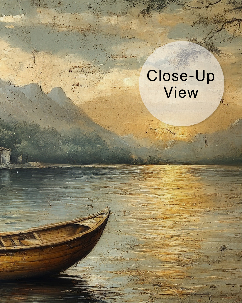 Golden Lake Serenity Wall Mural