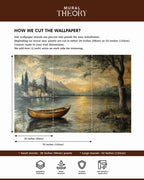 Golden Lake Serenity Wall Mural