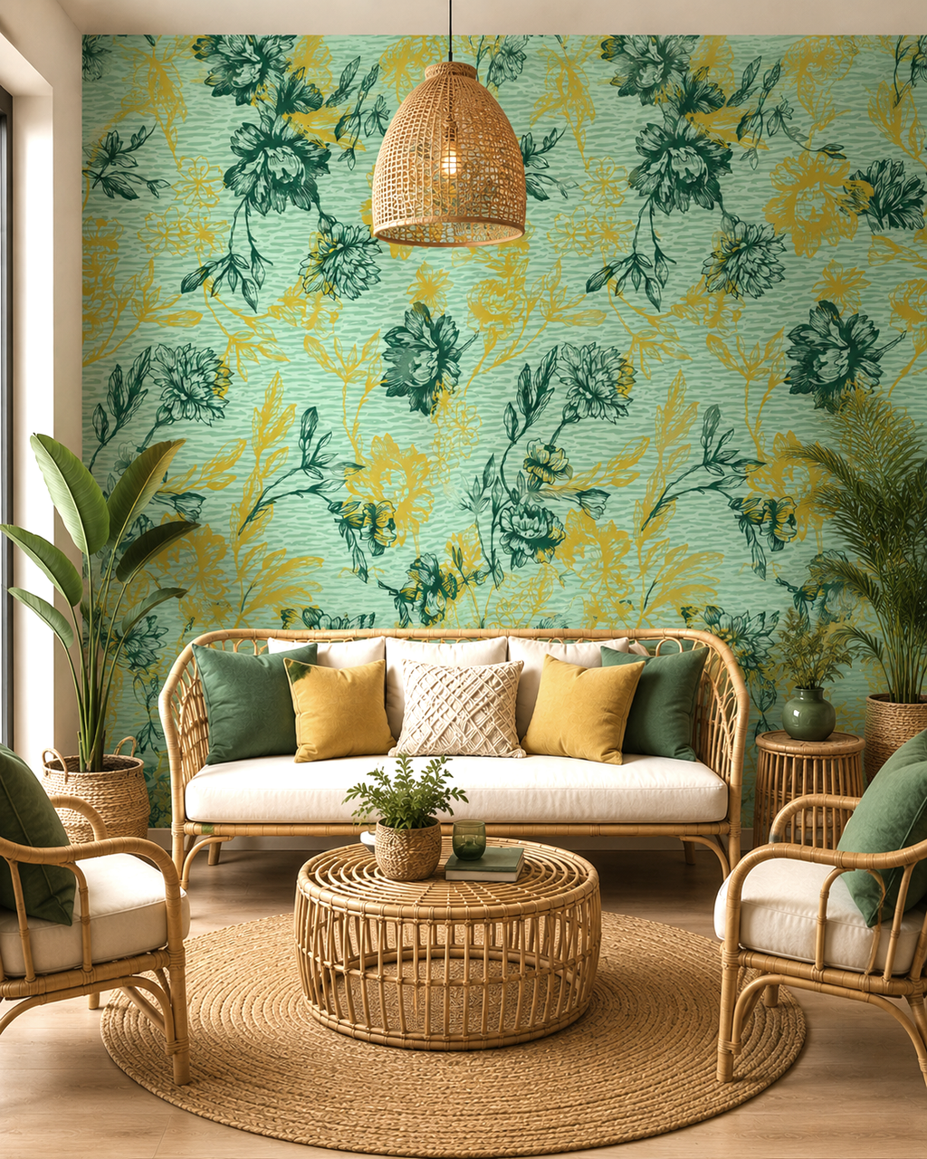 Meadow Sketches Wall Mural