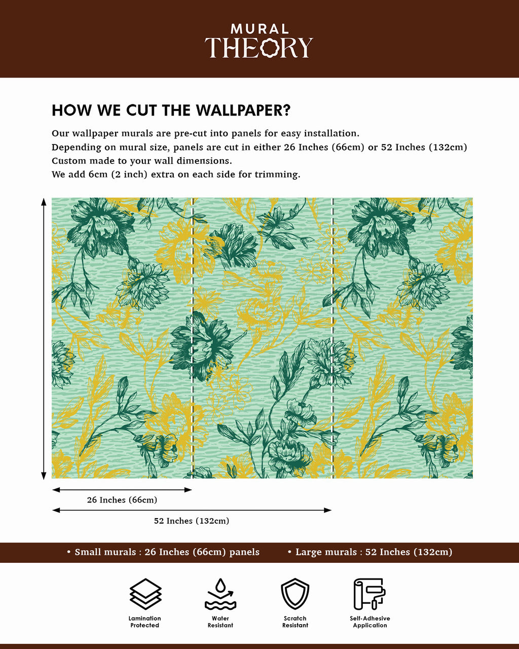 Meadow Sketches Wall Mural