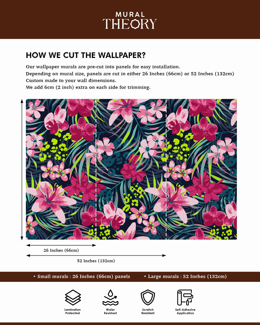 Tropical Bloom Wall Mural