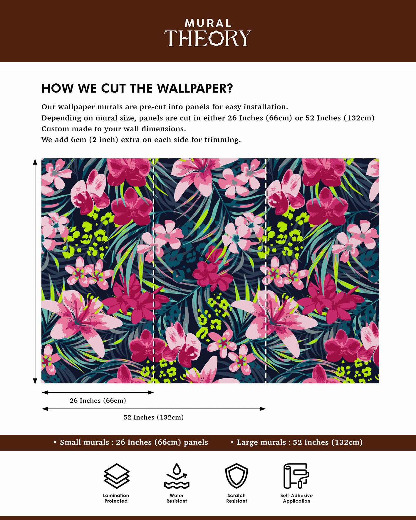 Tropical Bloom Wall Mural