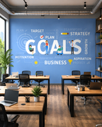 Goals & Strategy Wall Mural