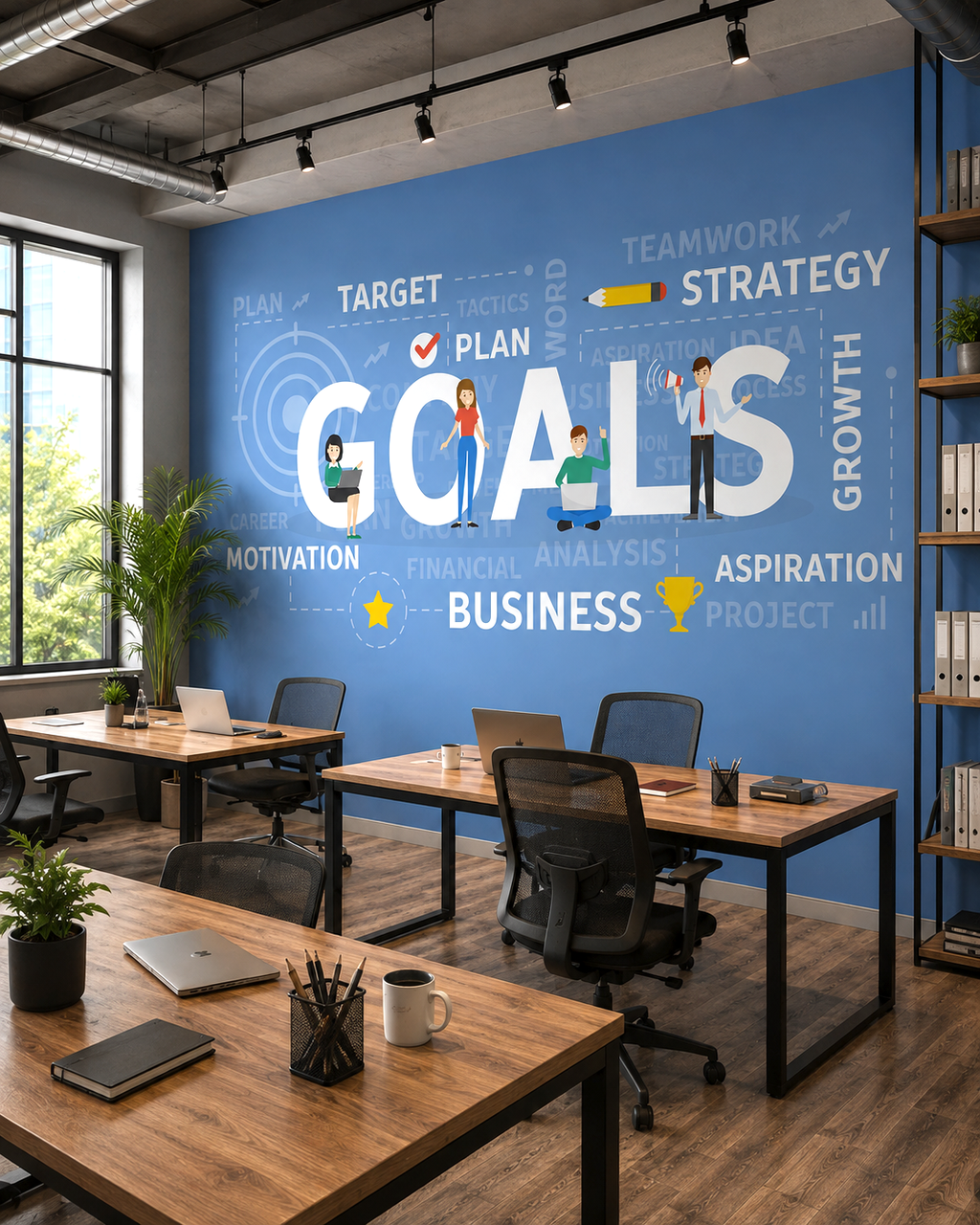 Goals & Strategy Wall Mural