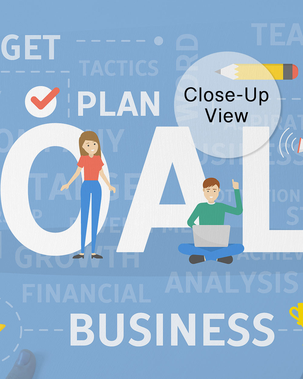 Goals & Strategy Wall Mural