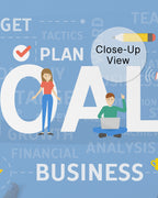 Goals & Strategy Wall Mural