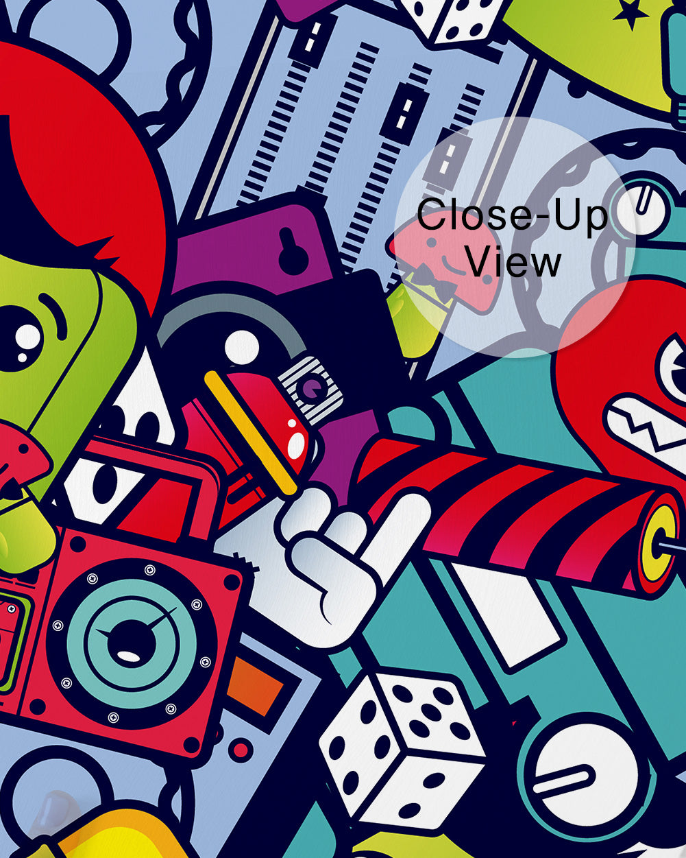 Retro Pop Art Wall Mural