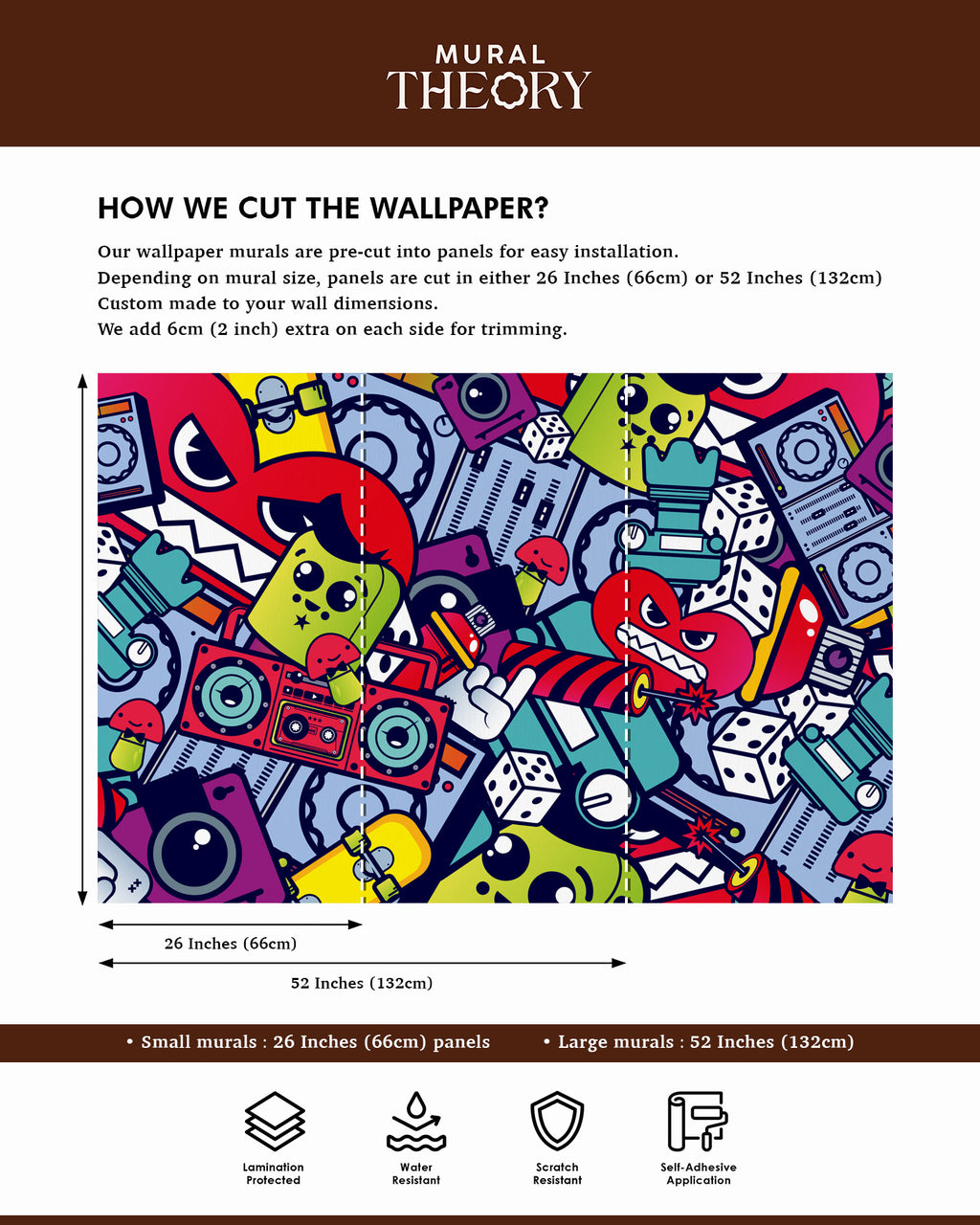 Retro Pop Art Wall Mural