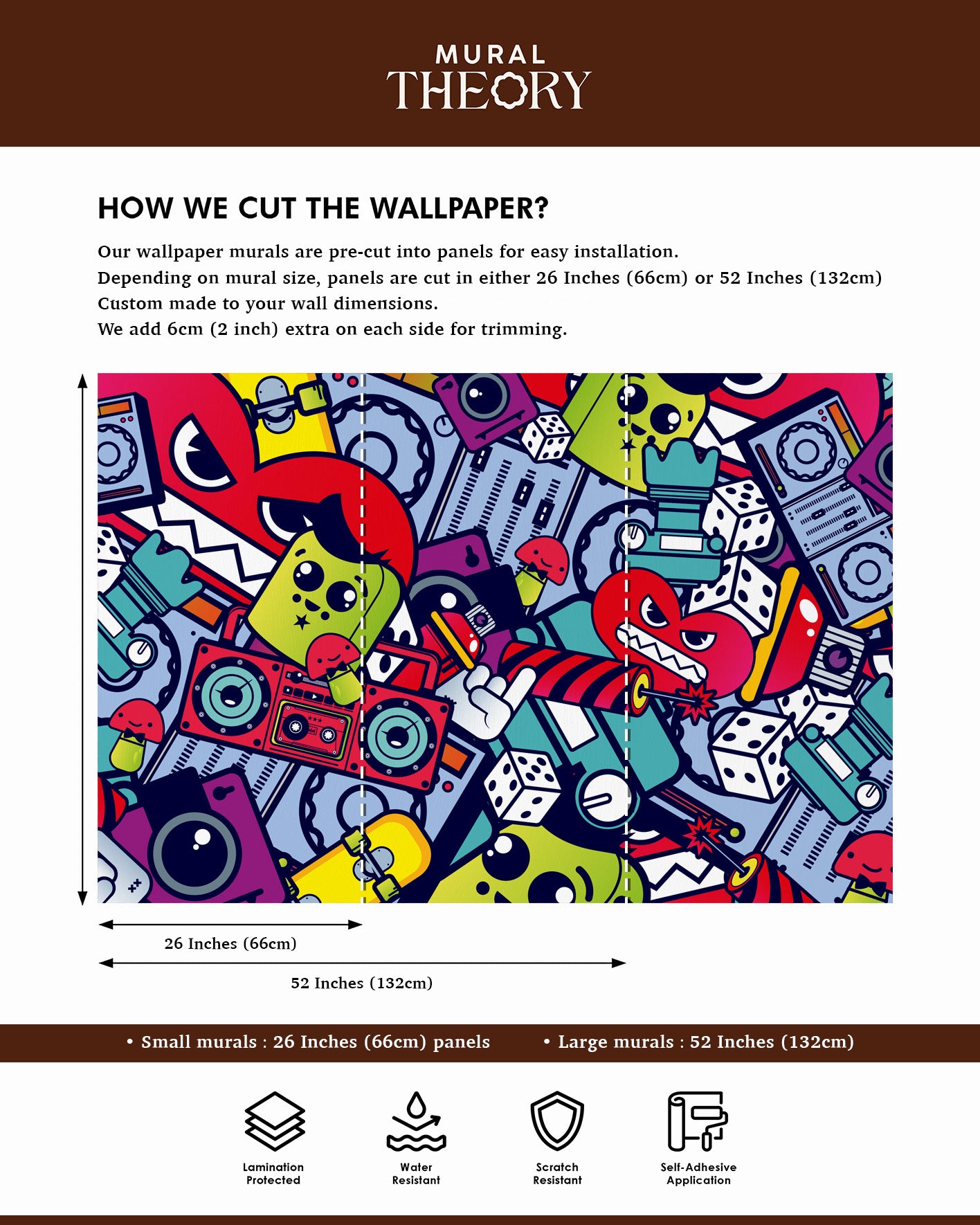Retro Pop Art Wall Mural