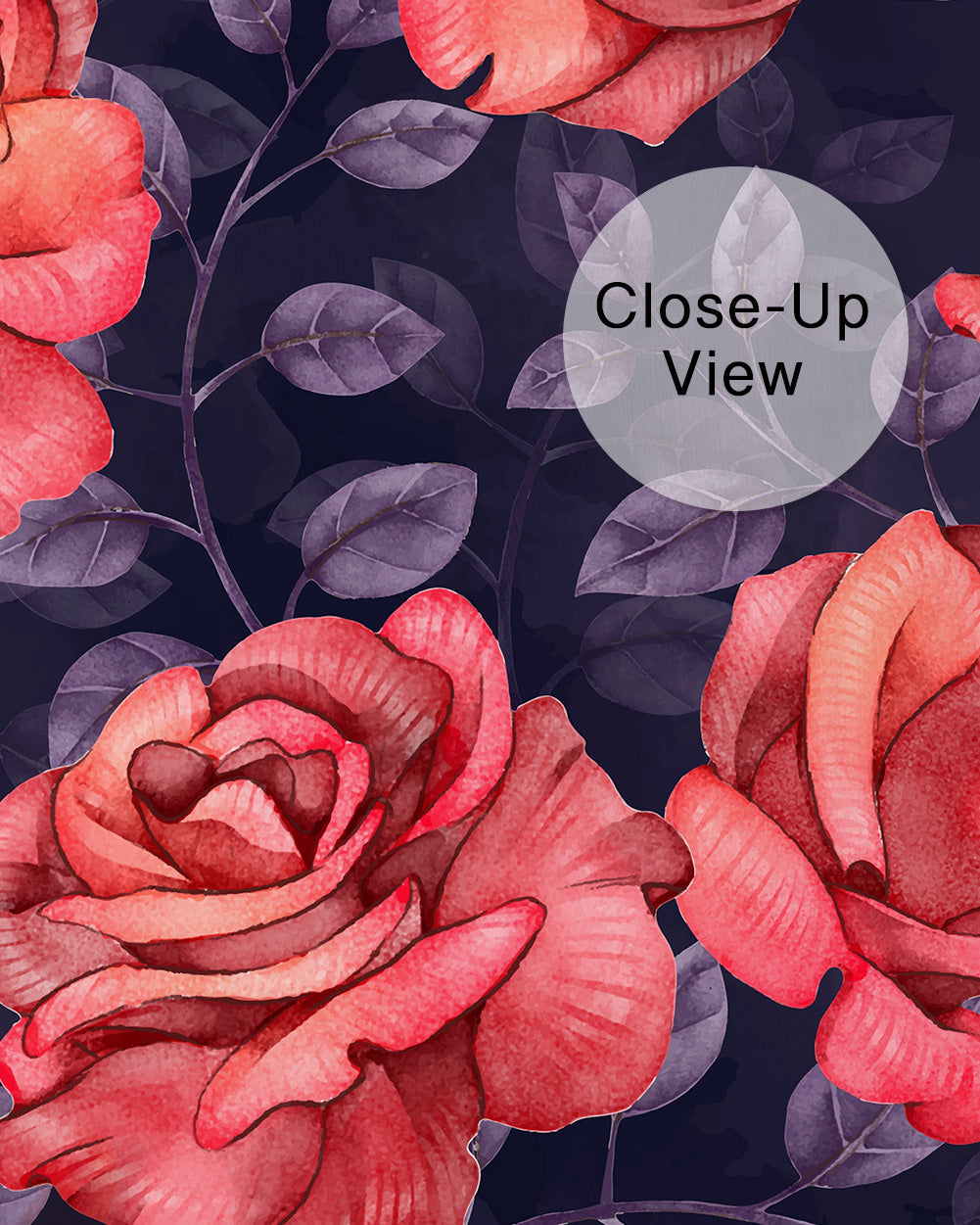 Crimson Elegance Wall Mural