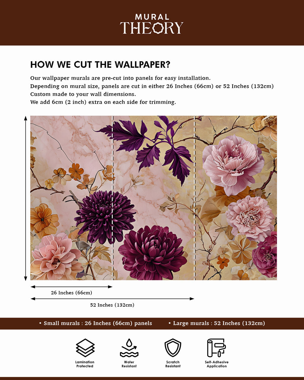 Velvet Bloom Wall Mural