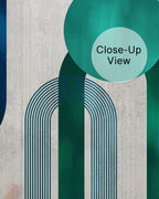 Geometric Flow Wall Mural