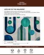 Geometric Flow Wall Mural