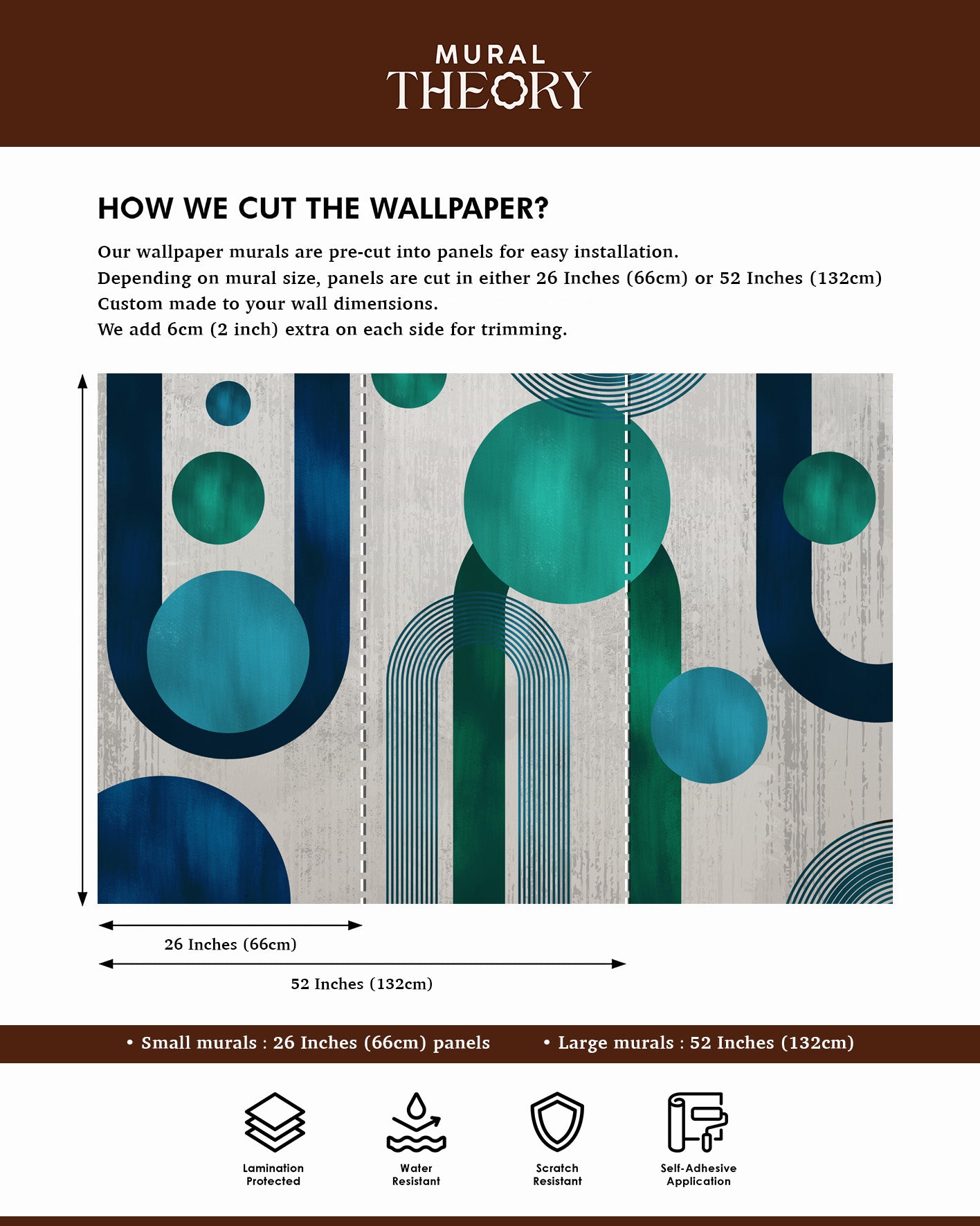 Geometric Flow Wall Mural