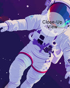 Cosmic Explorer Wall Mural