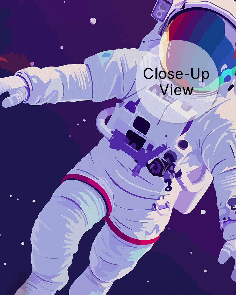 Cosmic Explorer Wall Mural
