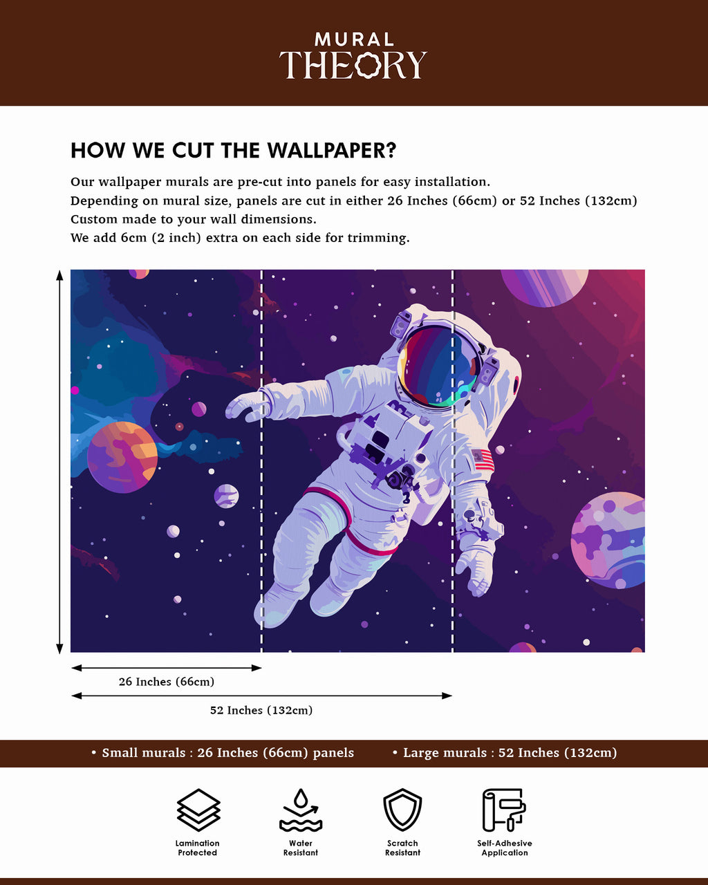 Cosmic Explorer Wall Mural