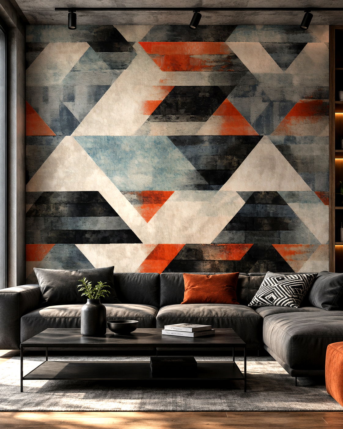 Abstract Geometry Wall Mural