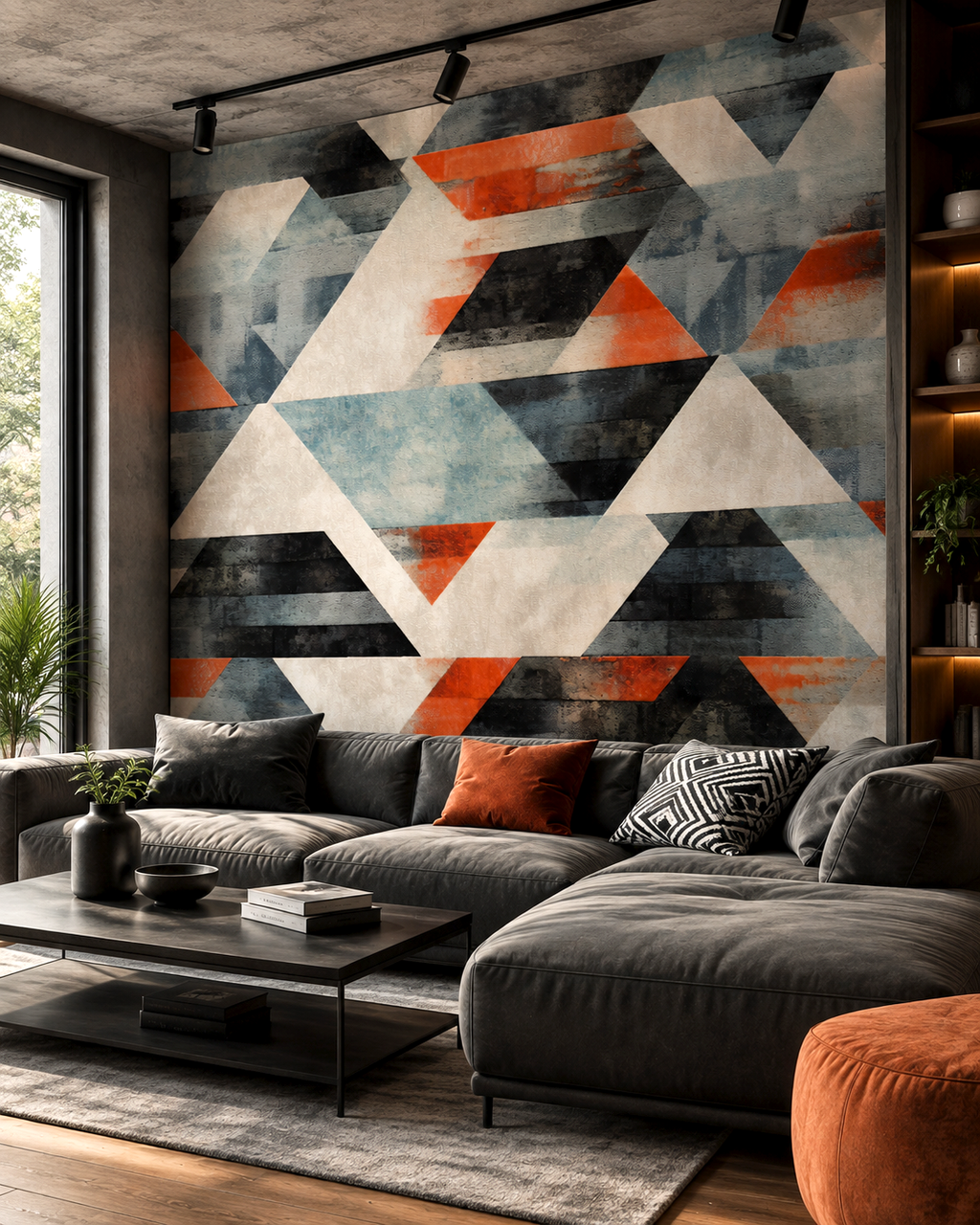 Abstract Geometry Wall Mural