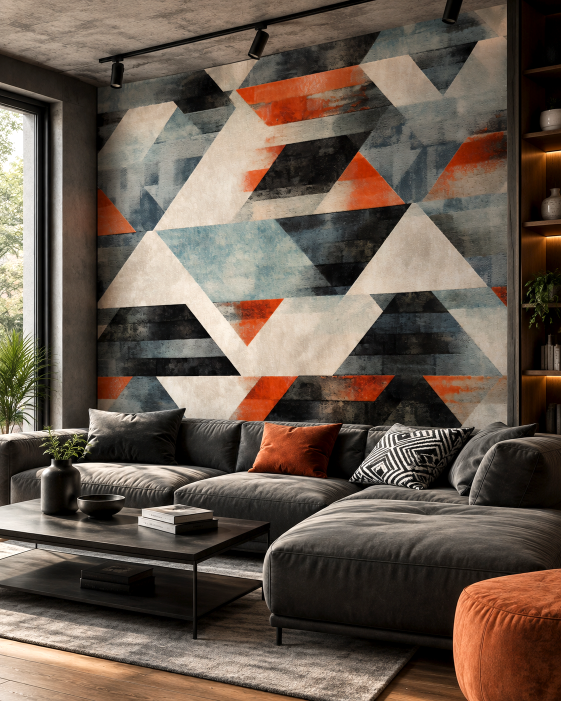 Abstract Geometry Wall Mural