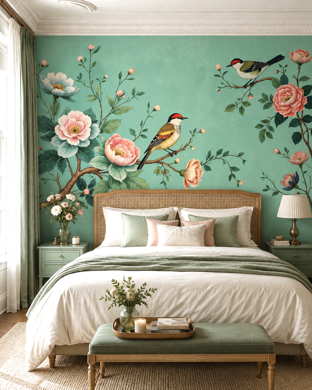 Avian Garden Wall Mural