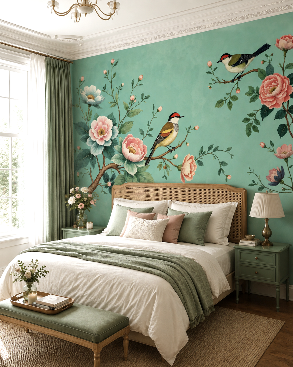 Avian Garden Wall Mural