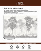 Misty Grove Wall Mural