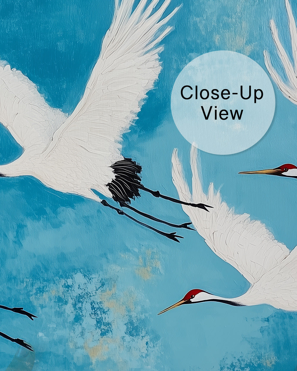 Azure Flight Wall Mural