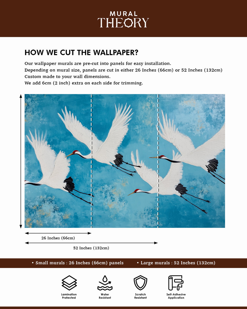 Azure Flight Wall Mural