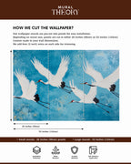 Azure Flight Wall Mural