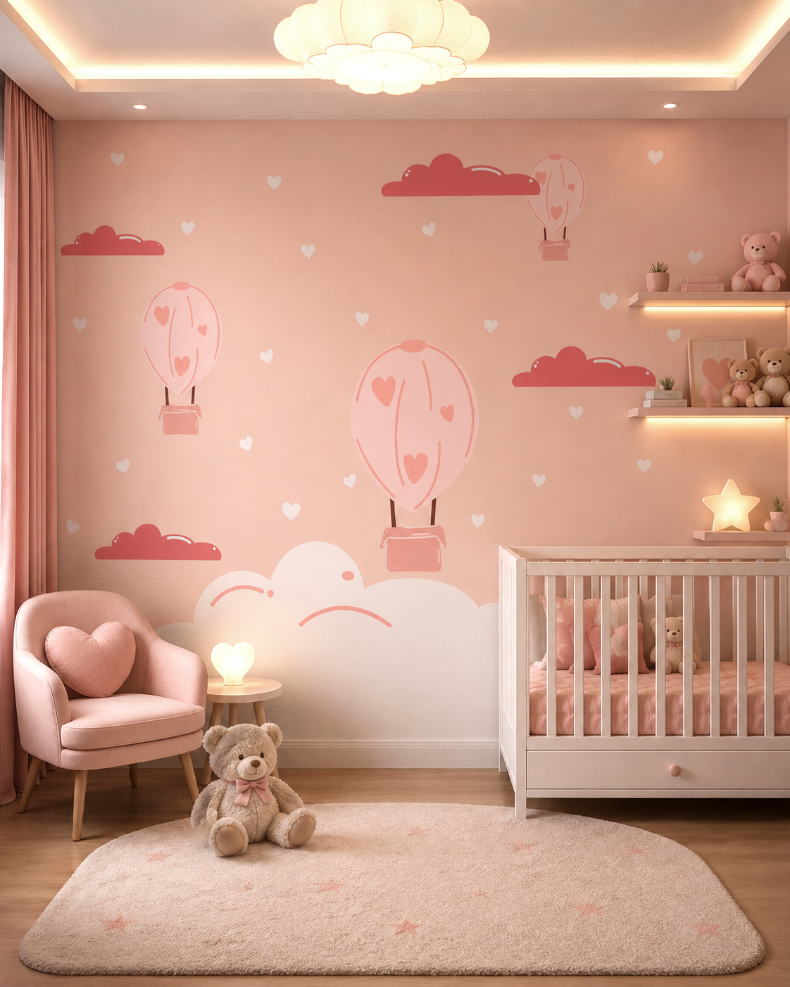 Sweet Dreams Balloon Wall Mural